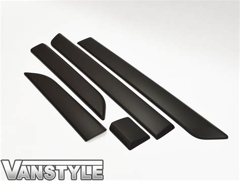 Ford Transit Custom Side Body Moulding Covers Black Vanstyle