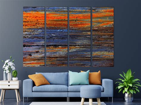 Old Copper Wall Art Colored Old Copper Rusty Texture Patten Etsy