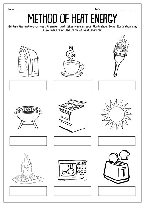 Thermal Energy Transfer Worksheet Answers Teaching Energy Thermal