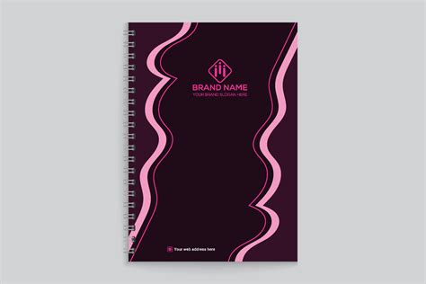 Colorful notebook cover design 26325086 Vector Art at Vecteezy