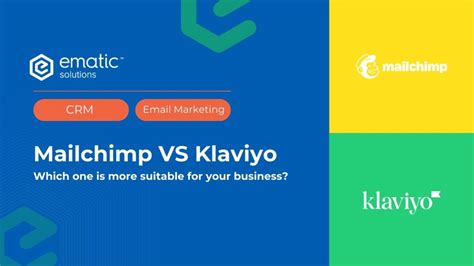 Klaviyo Vs Mailchimp Choosing The Right Email Marketing App 2024