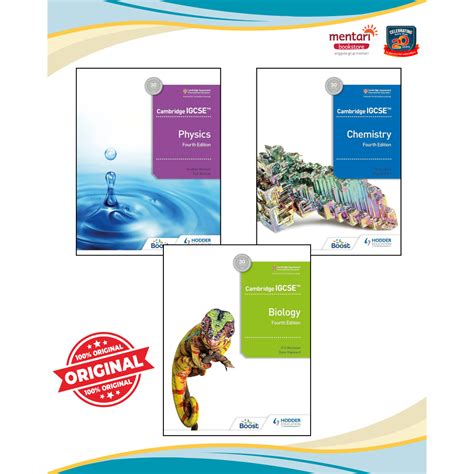 Jual Cambridge IGCSE Physics Chemistry Biology Coursebook (4th Edition