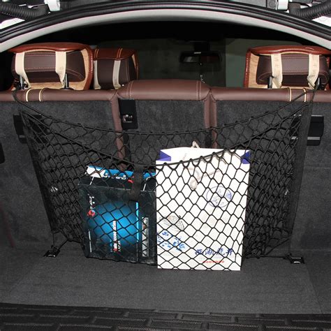 Car Boot String Bag Elastic Nylon Car Rear Cargo Trunk Storage