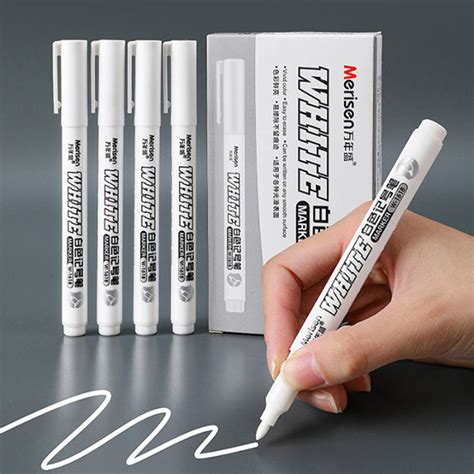 White Marker Pen Alcohol Paint Oily Waterproof Tire Painting Graffiti