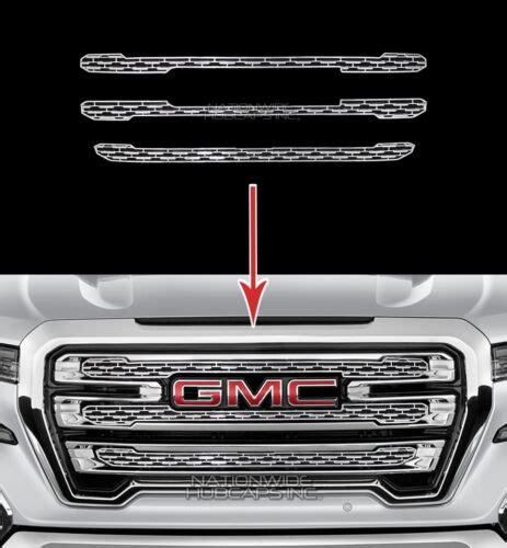 Gmc Sierra Slt At Chrome Snap On Grille Overlay Grill