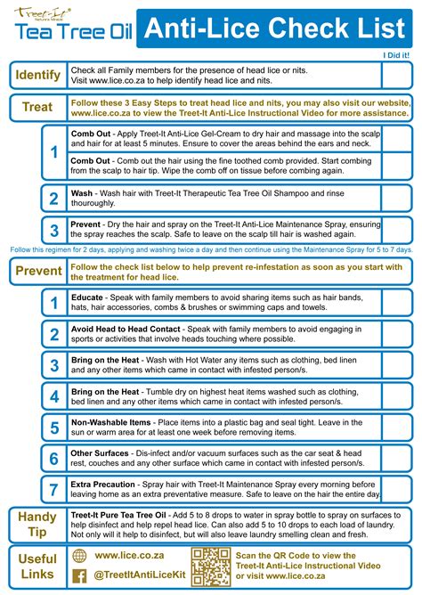 Lice Home Cleaning Checklist at Brian Bauer blog