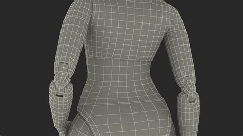 Barbie Looks Doll Elle Gtd Curvy Brunette Fur D Model Max Free D