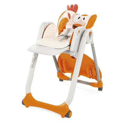 Chaise Polly 2 Start 4 roues Fancy Chicken de Chicco, Chaises hautes ...