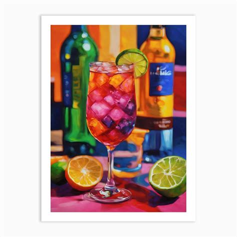 Margarita Art Print By Digitalai Fy