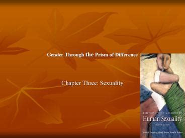 Ppt Gender Through The Prism Of Difference Powerpoint Presentation