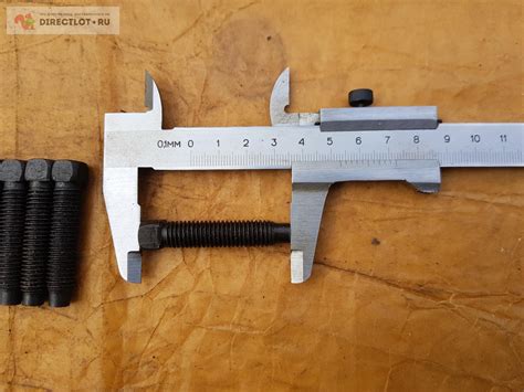 Болт (винт) для резцедержателя М10х45 шаг 1.5 СССР ГОСТ 1482 купить в ...