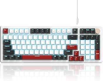 Magegee Keys Mechanical Gaming Keyboard Hot Swappable Yellow Switch Compact Layout Led