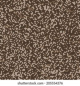 Seamless Digital Desert Camo Texture Vector Stock Vector Royalty Free