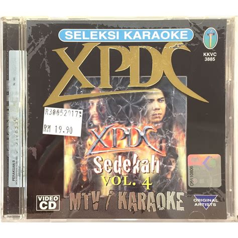 XPDC Sedekah Vol 4 MTV KARAOKE VCD Shopee Malaysia