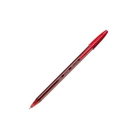 Bic Bol Grafo Cristal Exact Ultra Fine Rojo Caja De U Con Ofertas