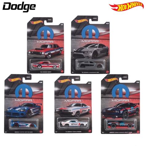 โมเดลรถเหลก Hot wheels ชด MOPAR DODGE ครบชด 5คน ลขสทธแท สเกล1 64 Shopee Thailand