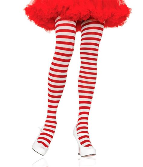 Meia Calça Listrada Leg Avenue Plus Size lingerie br