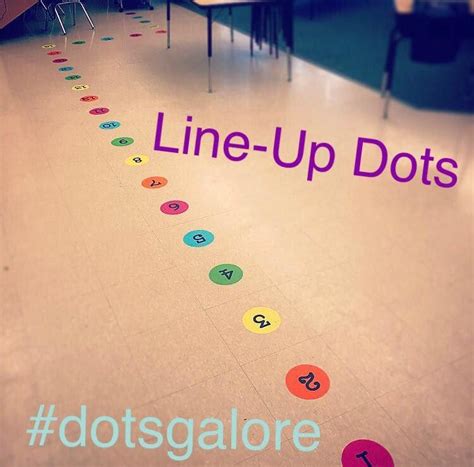 Classroom Line Up Dots Artofit