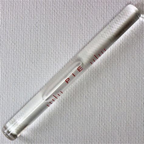 Replacement Level Glass Vial, Spirit Bubble Level, Clear With Nib, Accurate, 100mm x 9.5mm ...