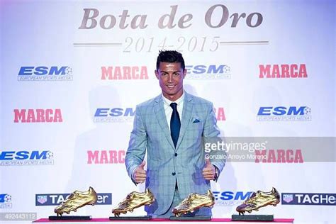 Cristiano Ronaldo Receives His Fourth Golden Boot Award Cristiano ...