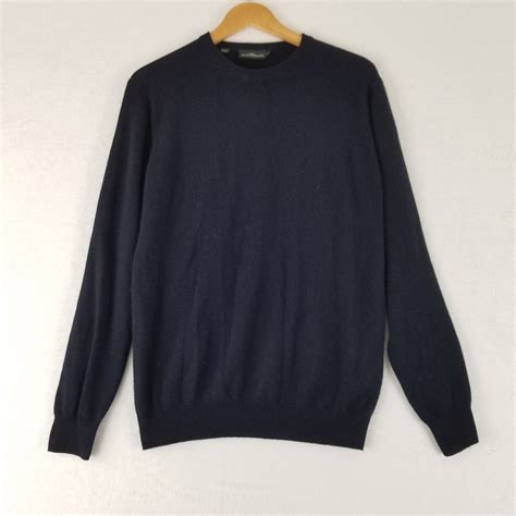 Rodd & Gunn Queenstown Wool Cashmere Navy Classic Cre… - Gem