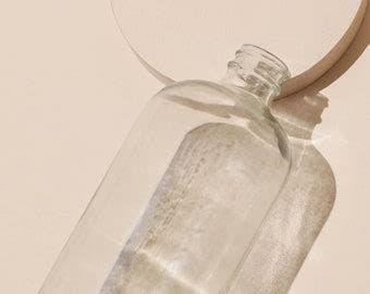 Naked Glass Bottle Etsy