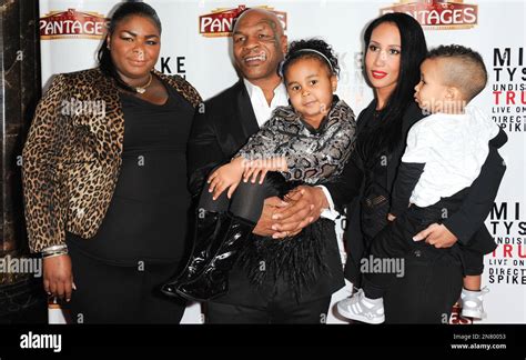 From Left Mikey Tyson Mike Tyson Milan Tyson Kiki Tyson Morocco