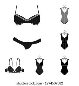 Vector Illustration Bikini Fashion Icon Set Shutterstock