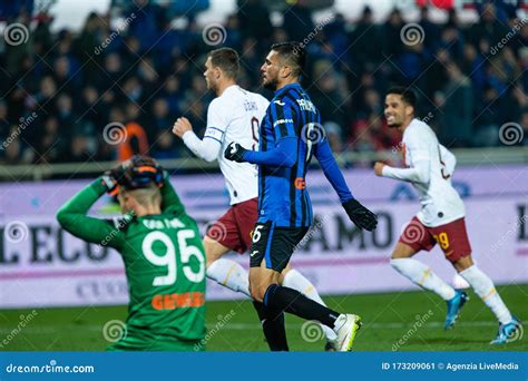 Italian Serie a Soccer Match Atalanta Vs AS Roma Editorial Photo