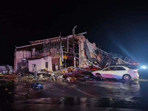 Photo Of Tornado Damage In Valley View Texas