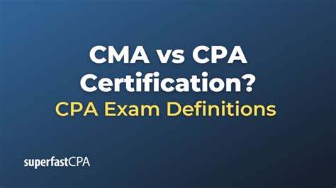 CMA Vs CPA Certification