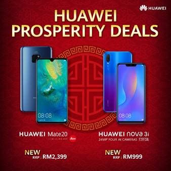 Huawei Mate 20 Dan Nova 3i Turun Harga Kini Dijual Pada Nilai RM 2399