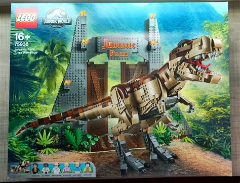 75936 LEGO Jurassic World Jurassic Park T. Rex Rampage, Hobbies & Toys ...