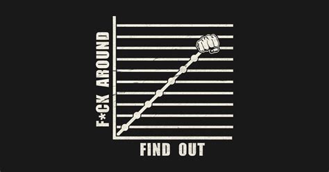 Funny Fuck Around And Find Out Diagram Meme Fuck Around And Find Out T Shirt Teepublic