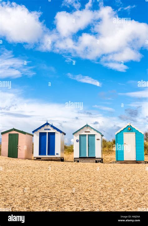 Beach Huts Southwold Suffolk Uk Stock Photo Alamy