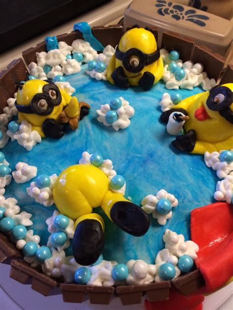 Minion Hot Tub Party Cake Party Cakes Cake Minions