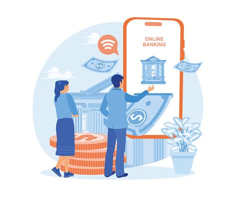 Young couple using online banking application. Manage finances online