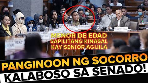 Sen Bato Nanlumo Sa Kanyang Nalaman Mga Menor De Edad Sapilitang