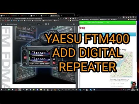 Yaesu Ftm Add Digital Repeater Or Hotspot Youtube