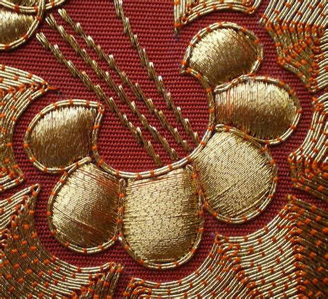 Karahana Centre By Coral Seas Gold Work Embroidery Tambour