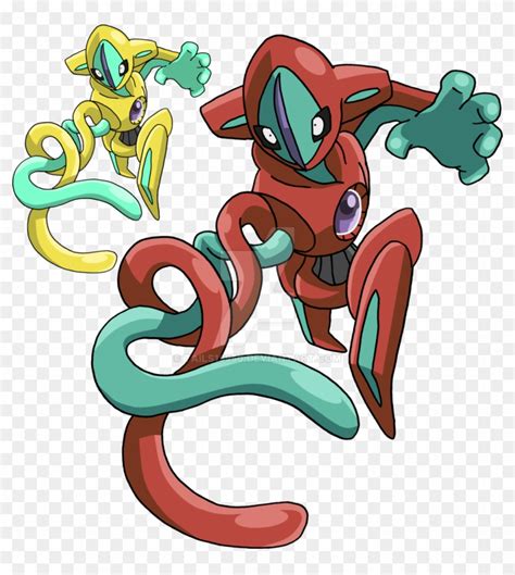 Deoxys Clipart - Deoxys Art Fan Png Transparent Png (#5969283) - PikPng