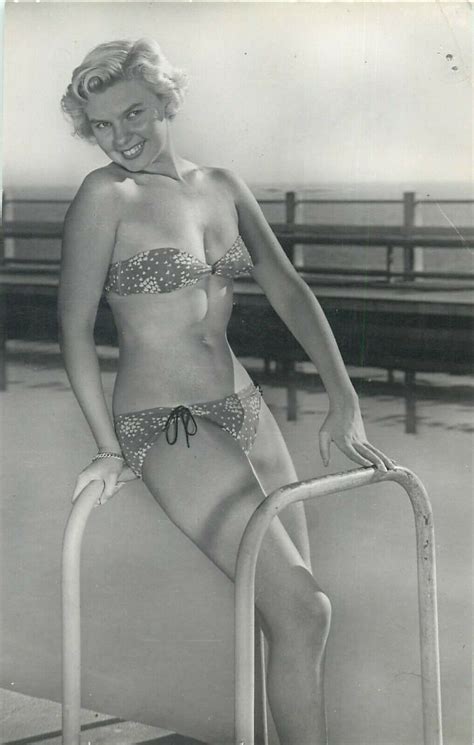 Pinup Blonde Photo Postcard Trimmed Topics Risque Women Other Postcard Hippostcard