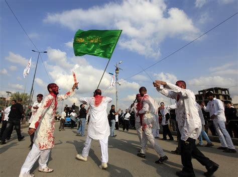 Shia Muslims Mark Ashura In Iraq With Self Flagellation Graphic Photos