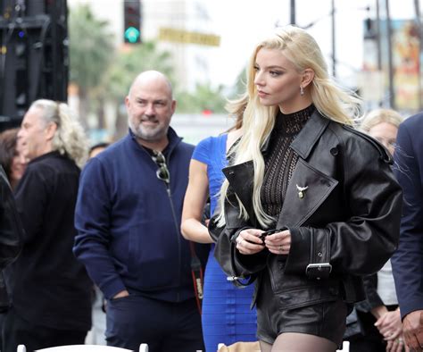 Anya Taylor-Joy Brings the Heat in a Biker Jacket and Hot Shorts