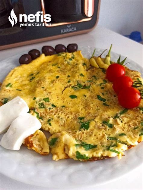 Yulafl Omlet Nefis Yemek Tarifleri