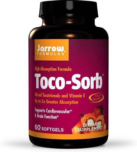 Jarrow Formulas Toco-Sorb -- 60 Softgels - Vitacost
