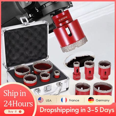 diamond tile drill set  tiles glass drill mm
