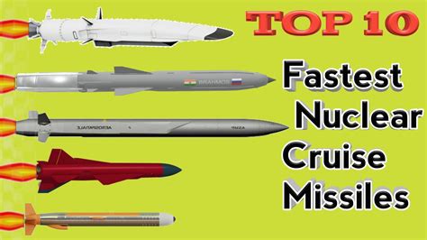 Ten Fastest Cruise Missiles Nuclear Capable Cruise Missiles YouTube