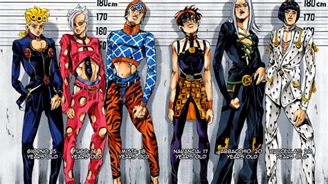 A Quick Guide To Jojos Bizarre Adventure Part 5 Vento Aureo Geek