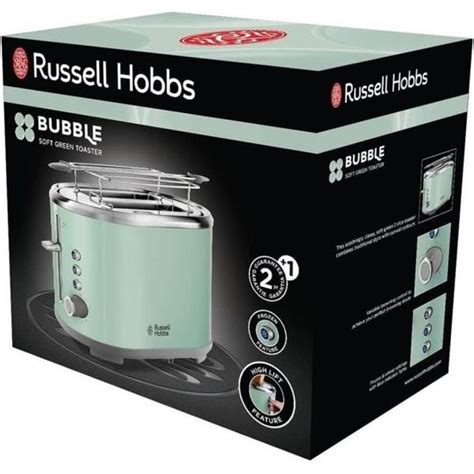 Russell Hobbs Toaster Grille Pain Fentes Xl Cuisson Ajustable Vert